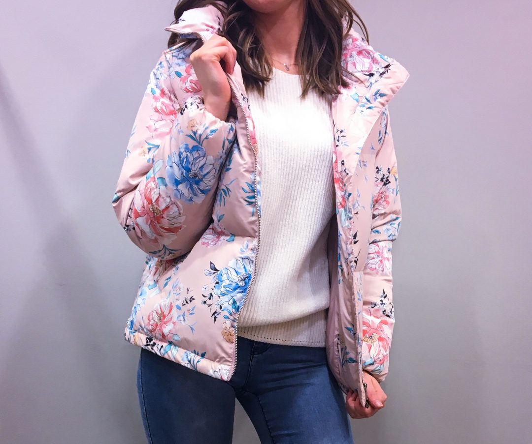 Doudoune fleurie NAF NAF