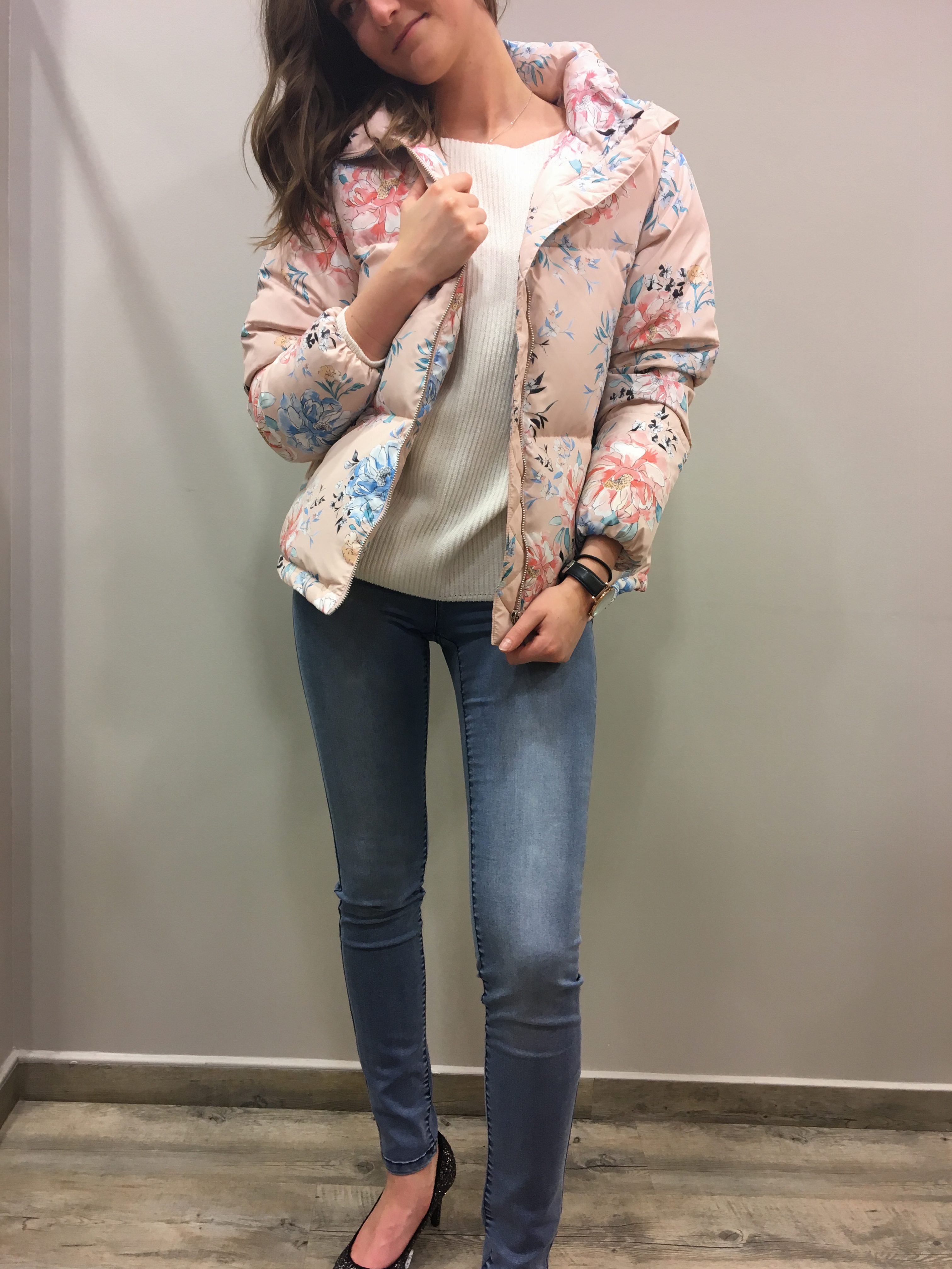 Doudoune fleurie NAF NAF