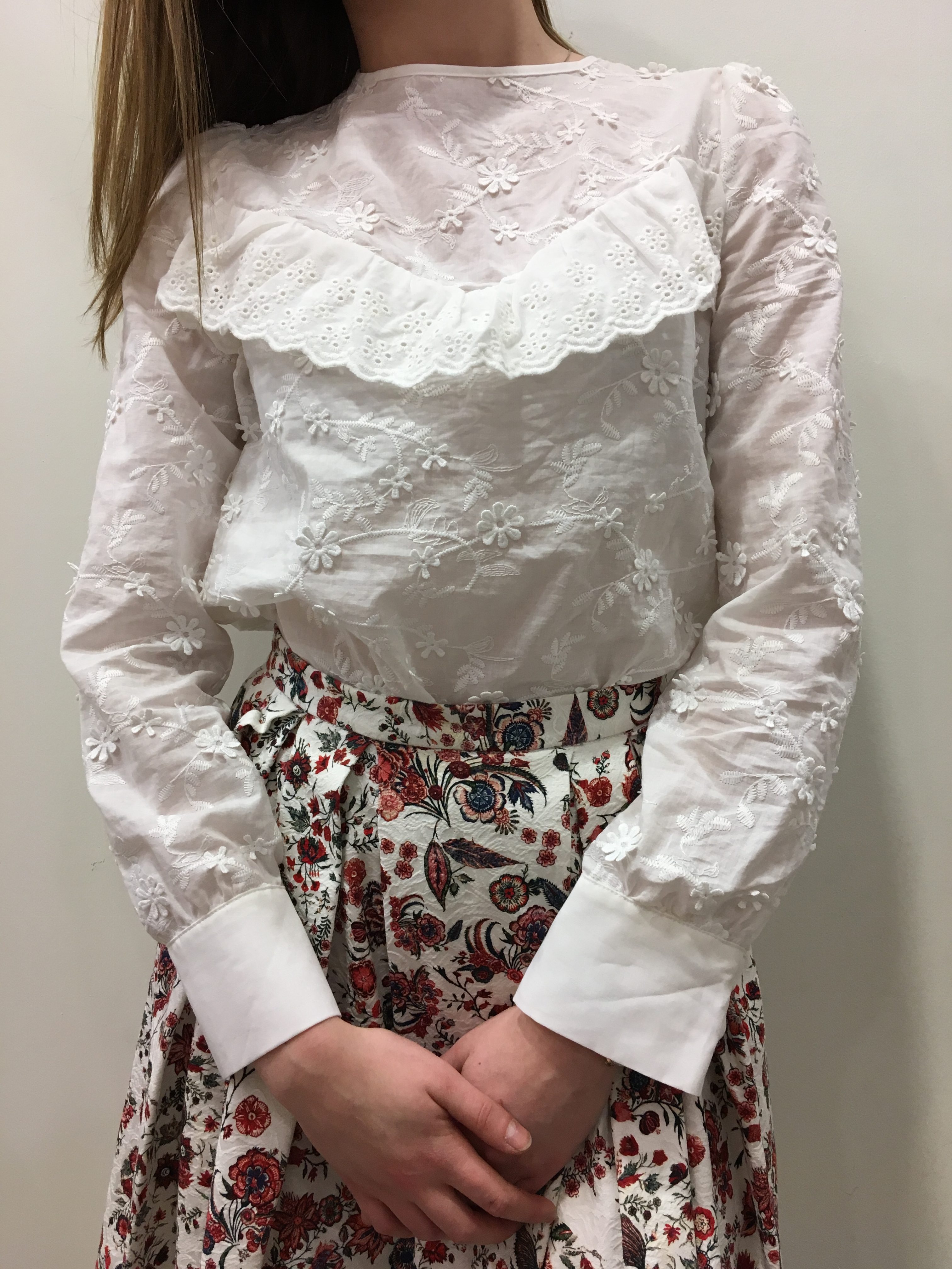 Chemise broderies anglaises NAF NAF