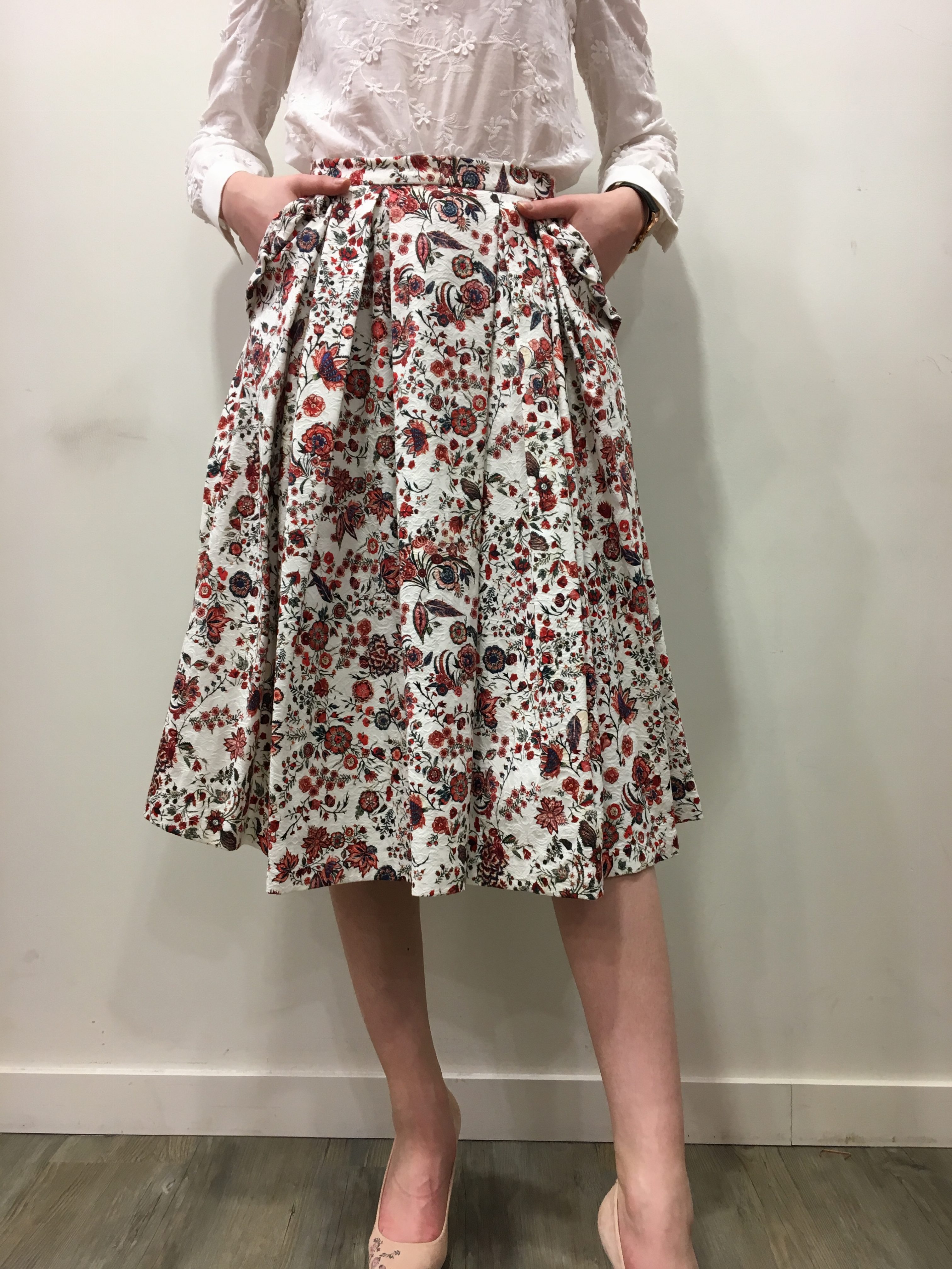 Collectionistas jupe fleurie NAF NAF