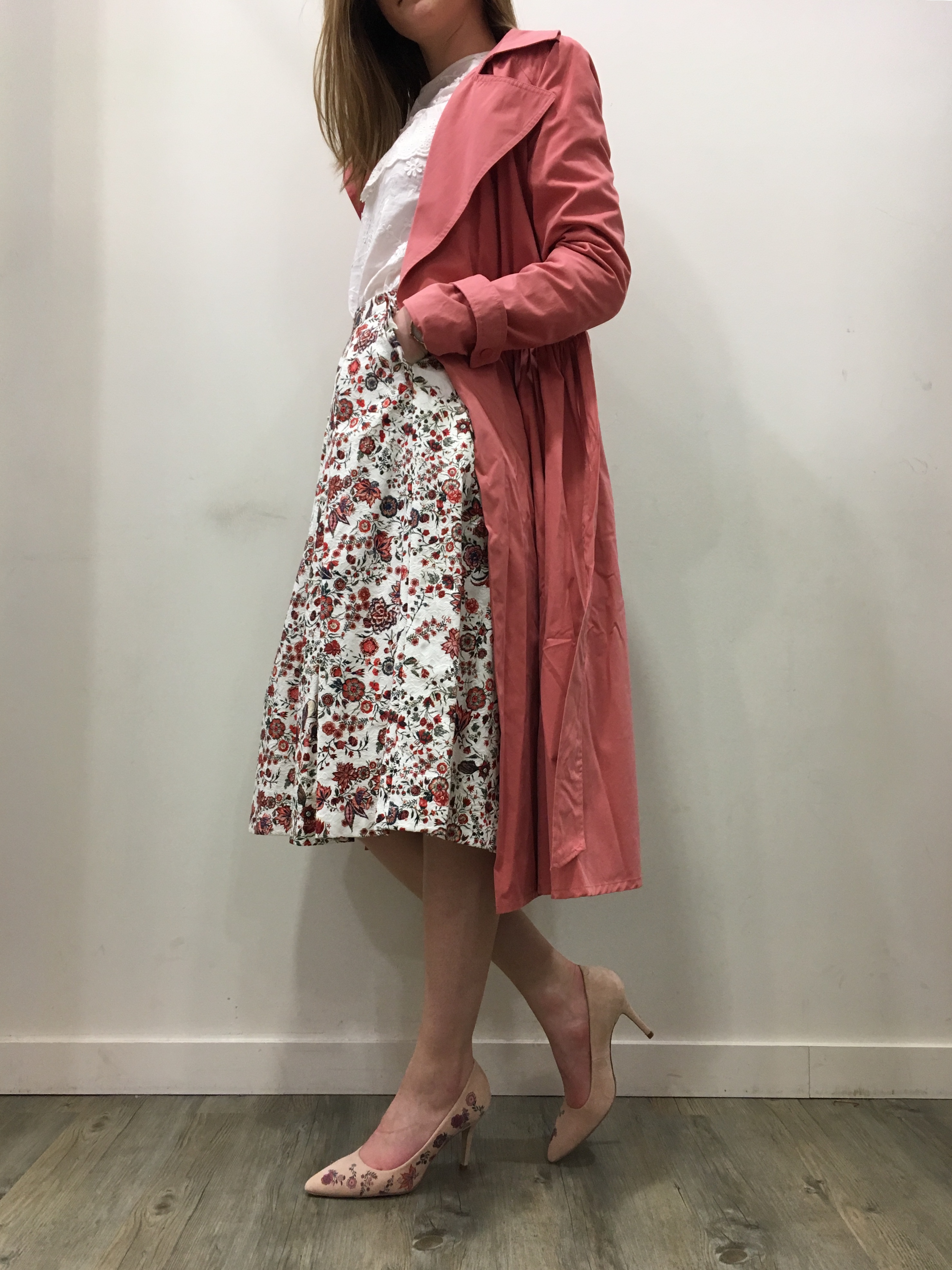Collectionistas trench rosaline NAF NAF