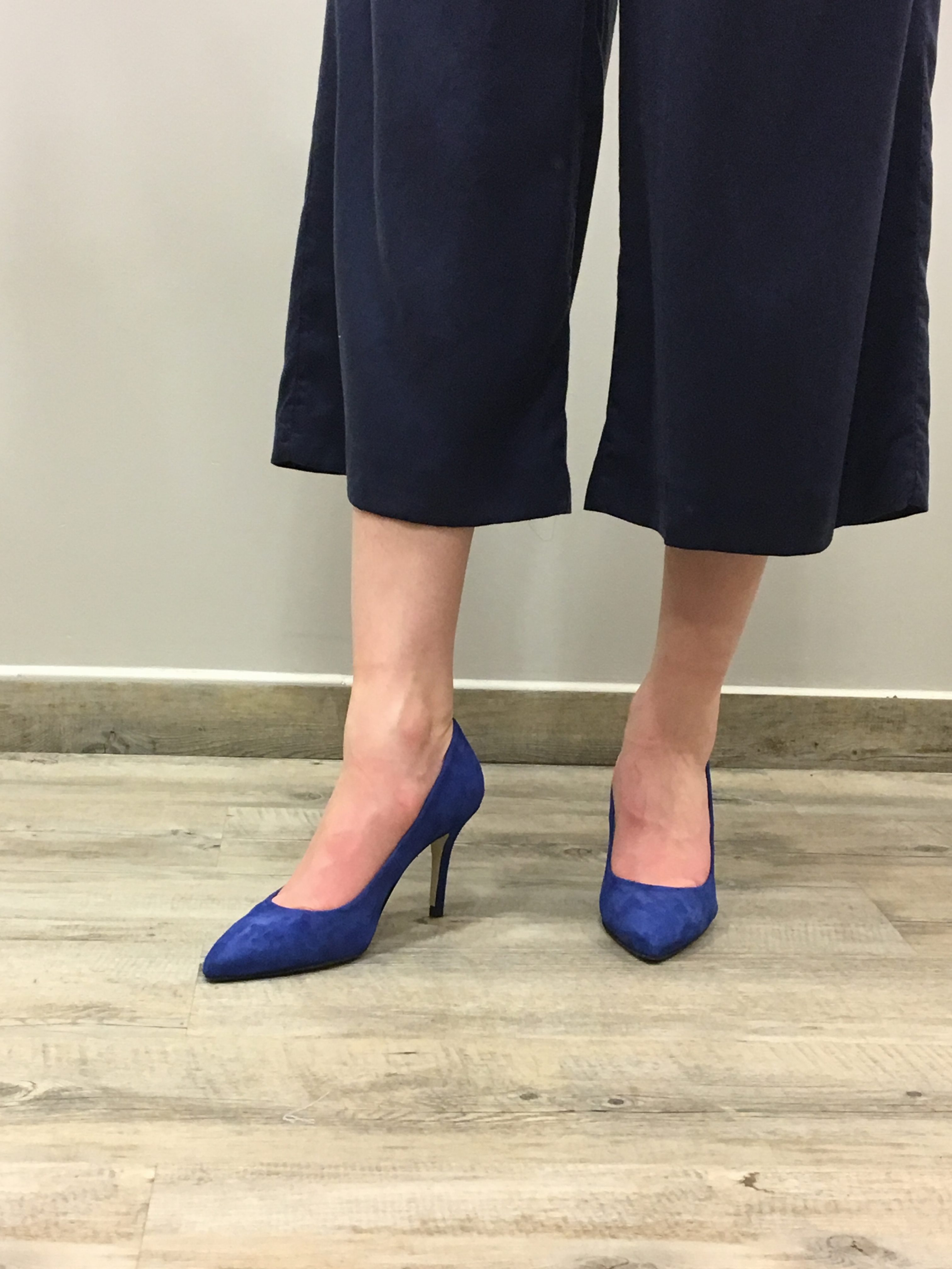 Escarpins NAF NAF bleu éléctrique