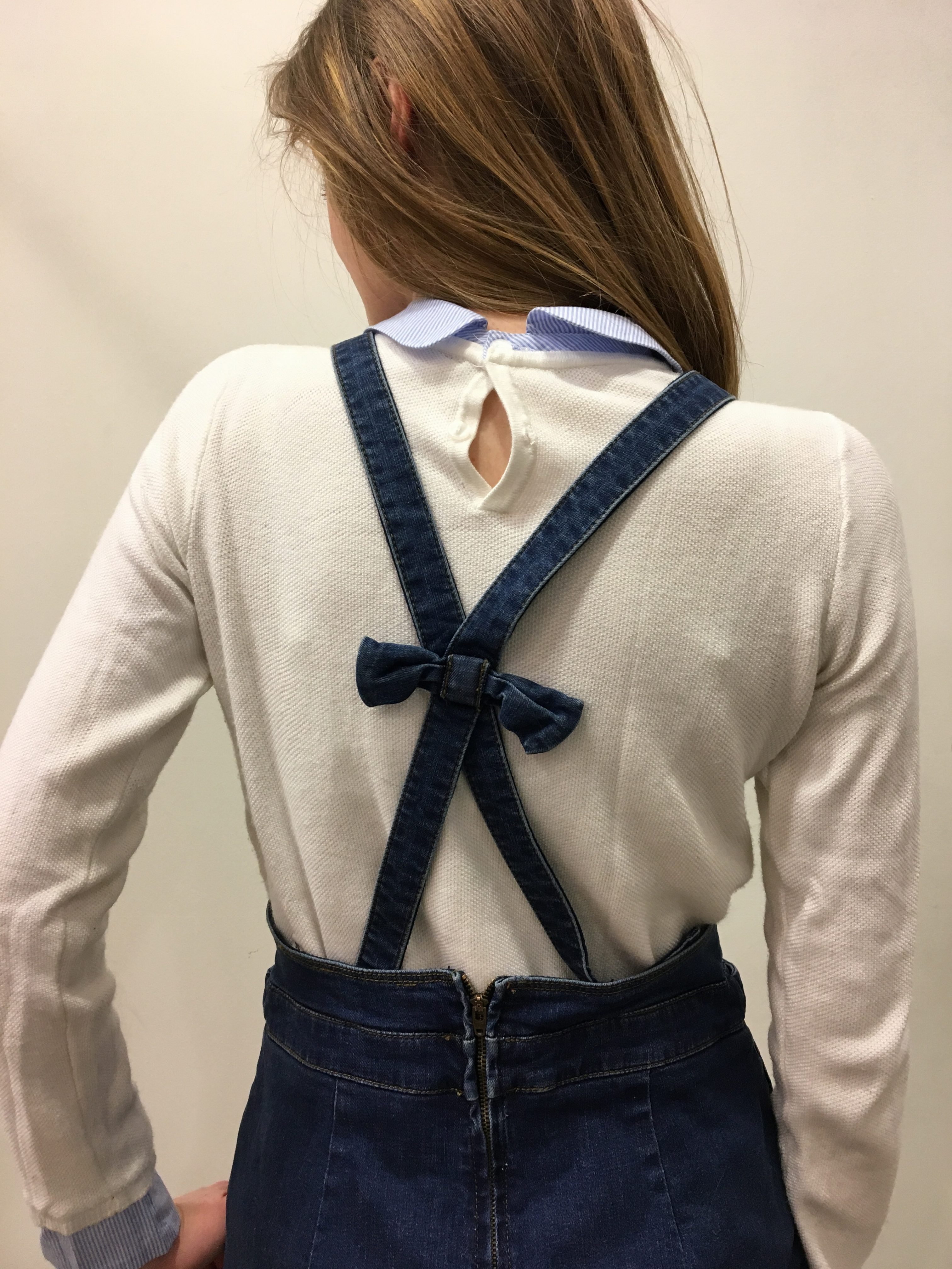 Détail noeud robe salopette NAF NAF