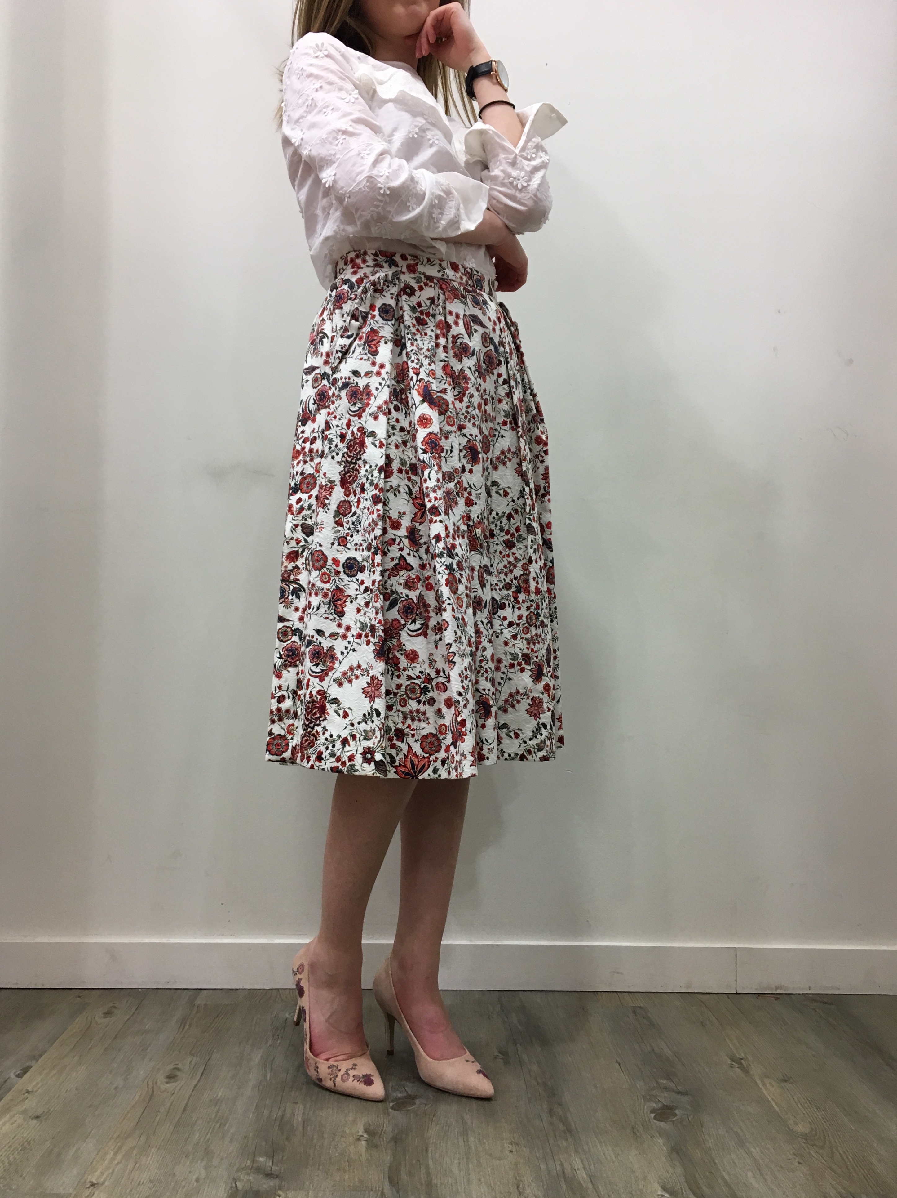 NAF NAF jupe fleurie Collectionistas