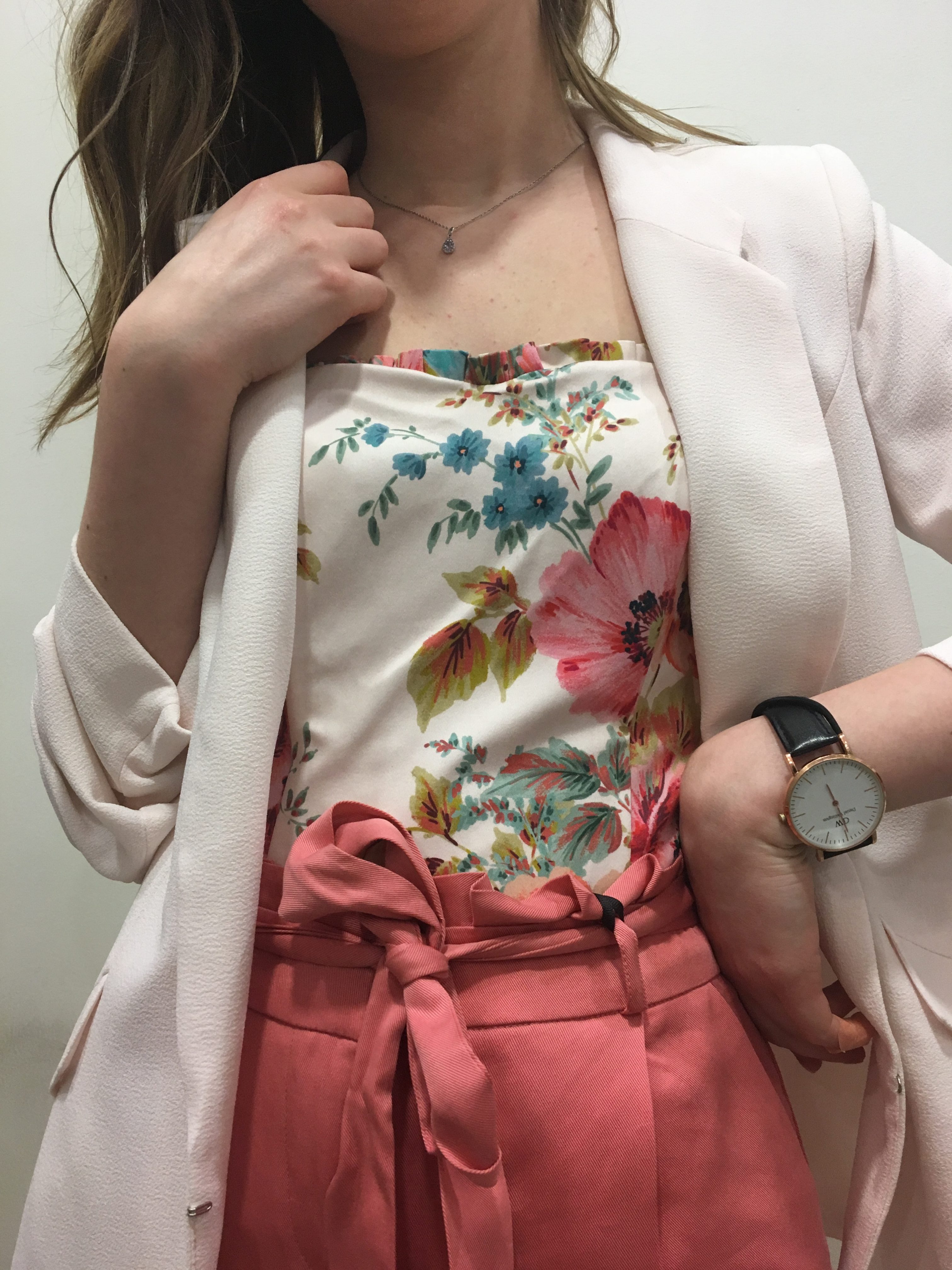 Bustier fleuri NAF NAF