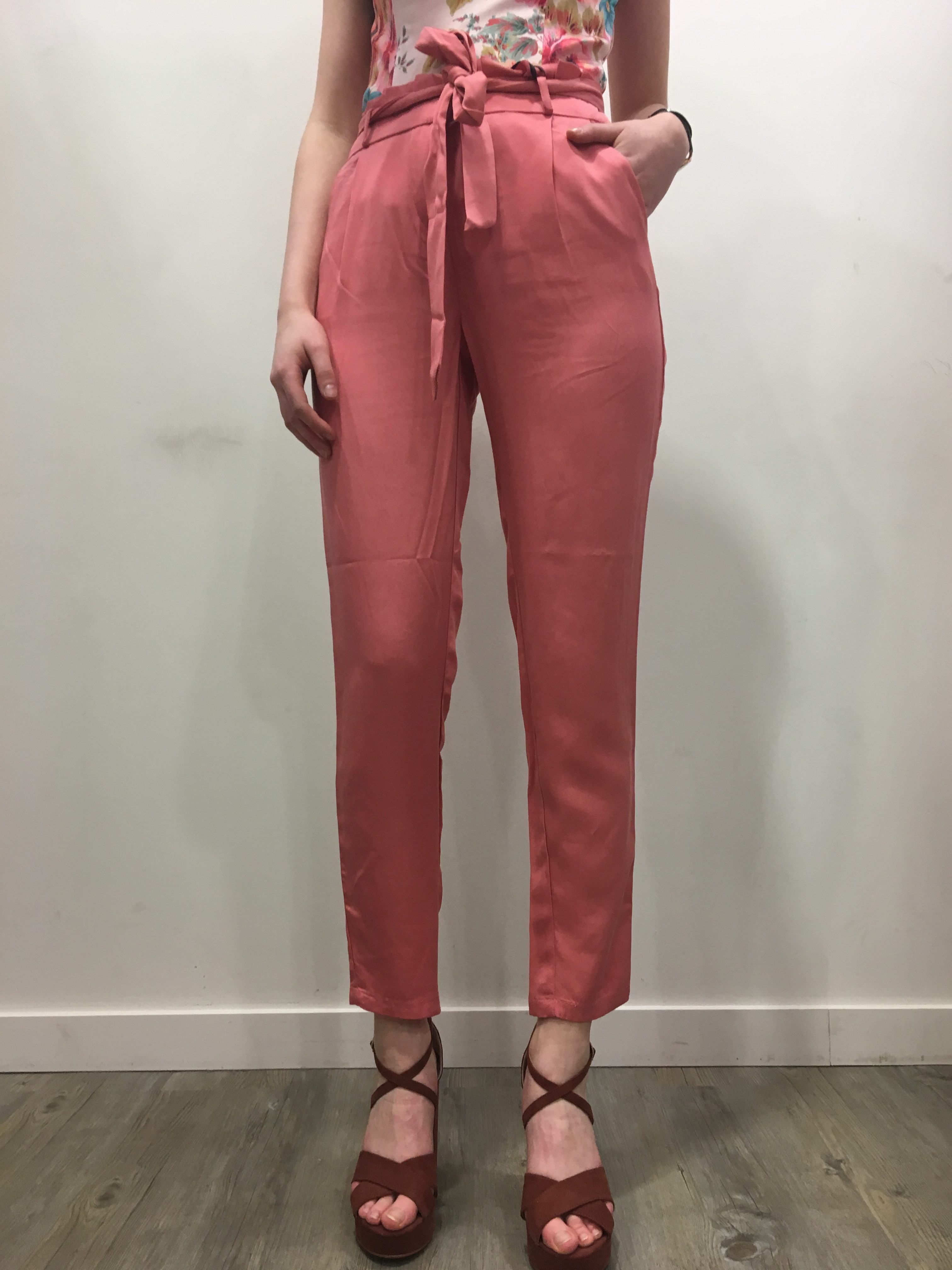 Pantalon paperbag pêche NAF NAF