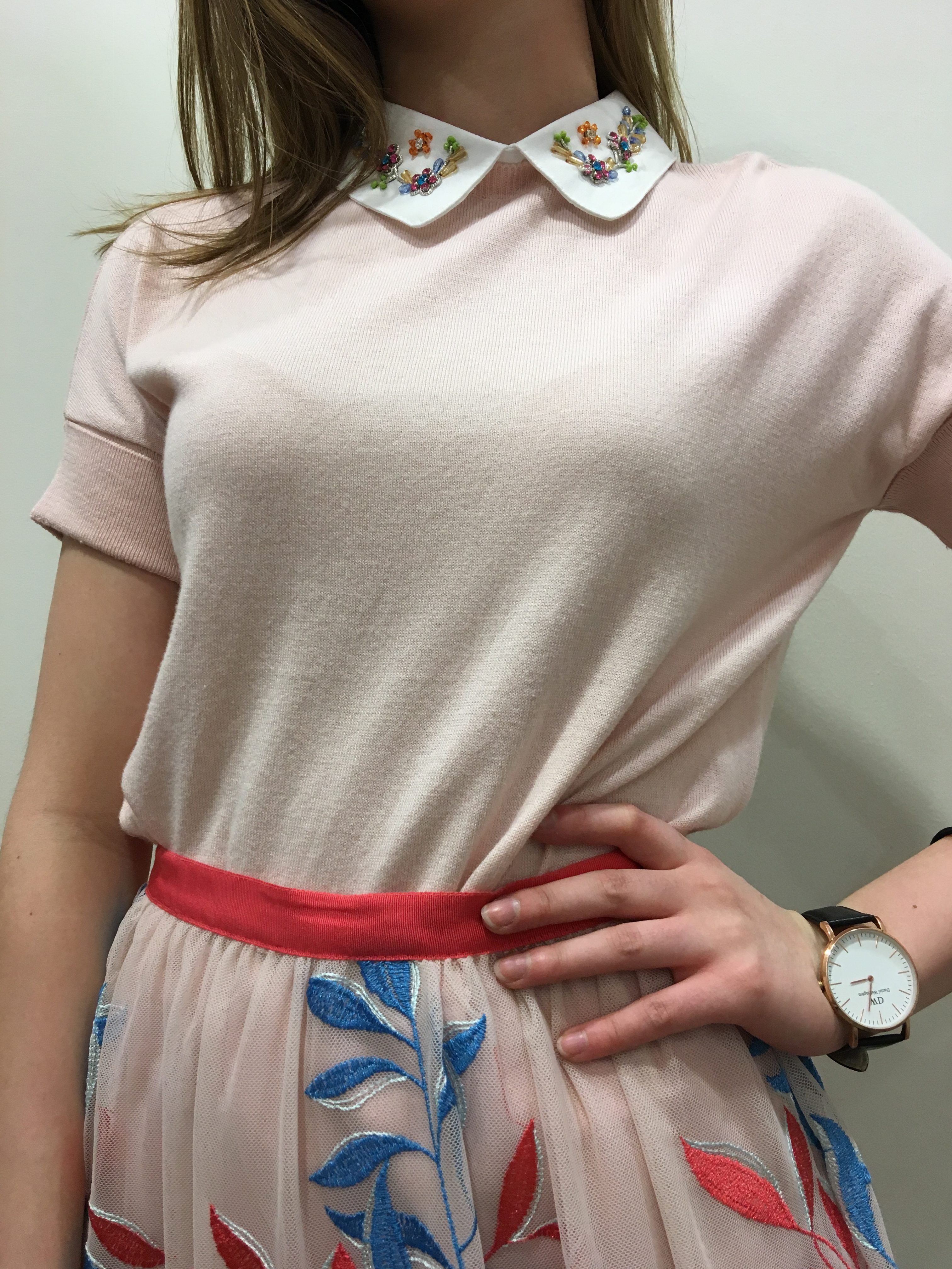 Pull col claudine bijoux NAF NAF