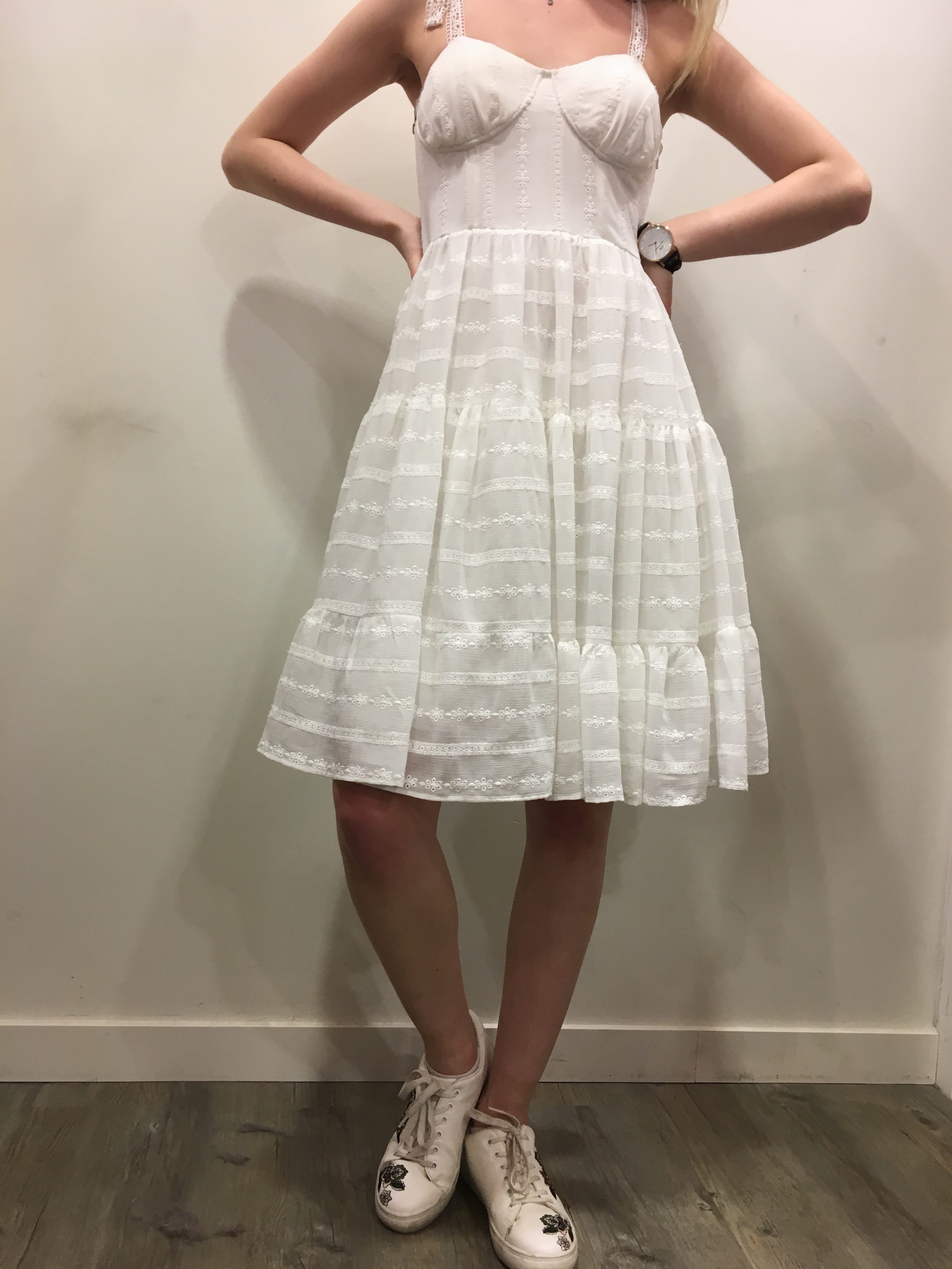 Robe blanche NAF NAF