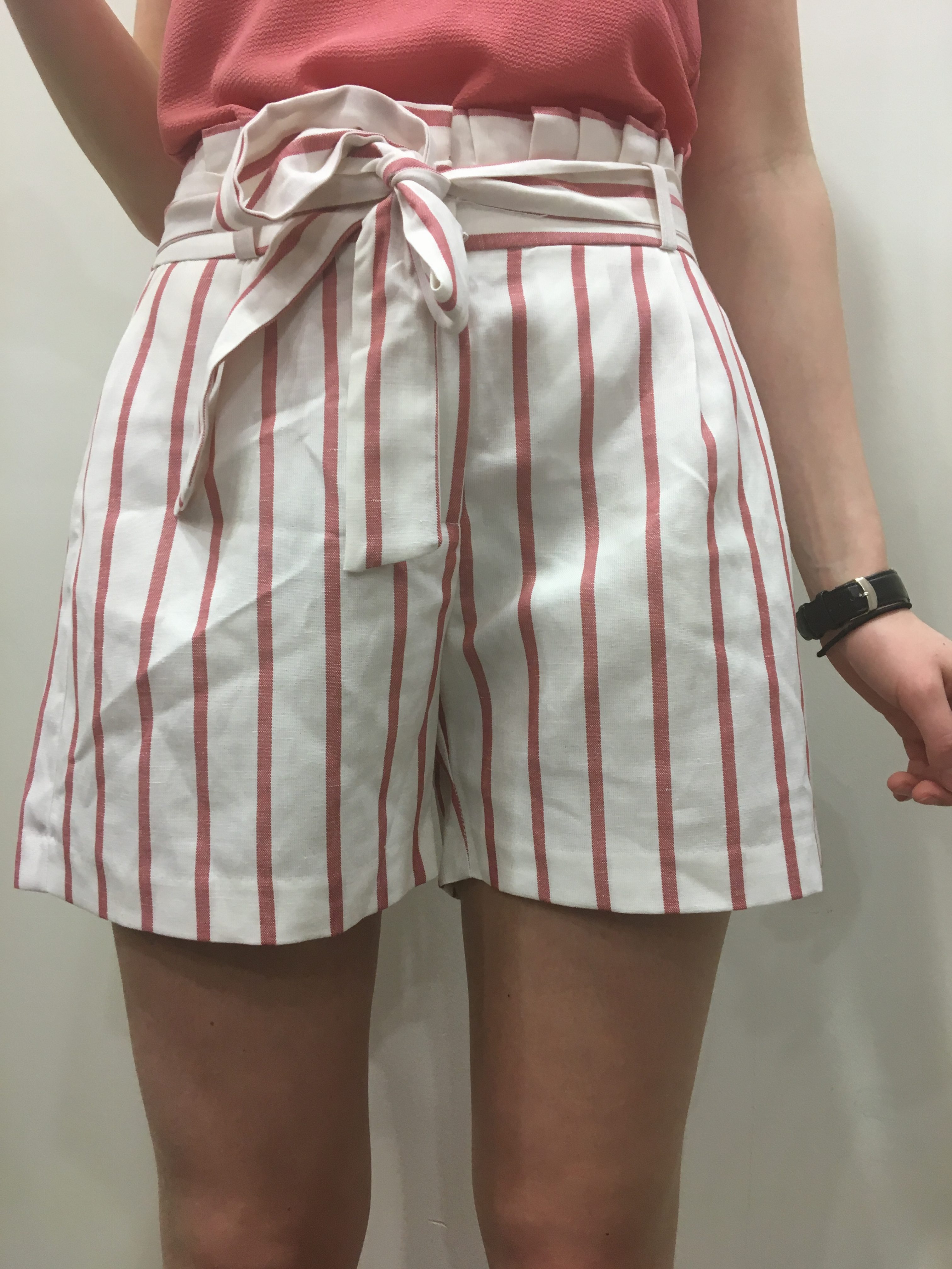 Short en lin paperbag NAF NAF