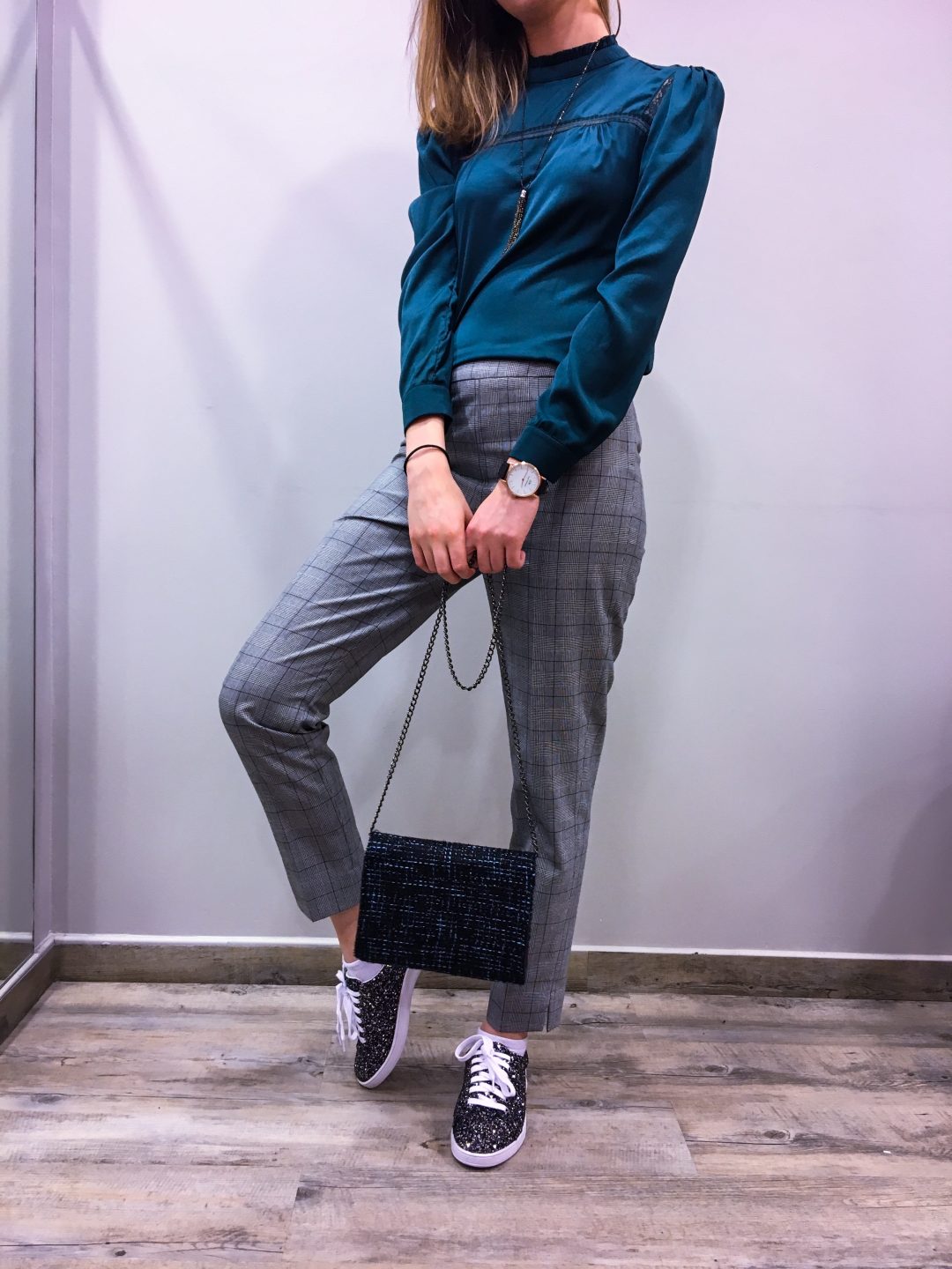 Imprimé prince de Galles chez NAF NAF