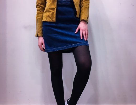 Le cuir moutarde NAF NAF