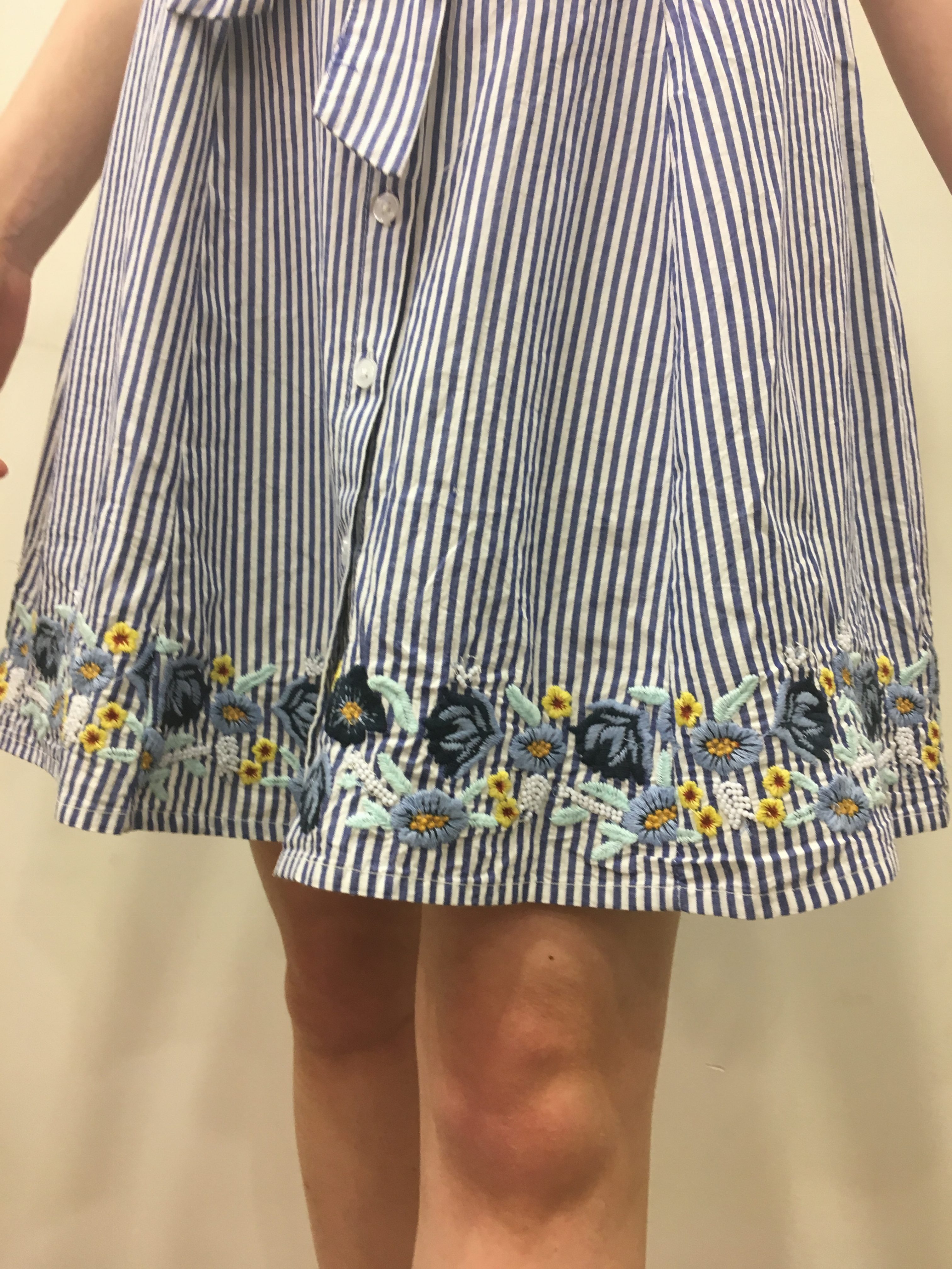 broderie robe NAF NAF