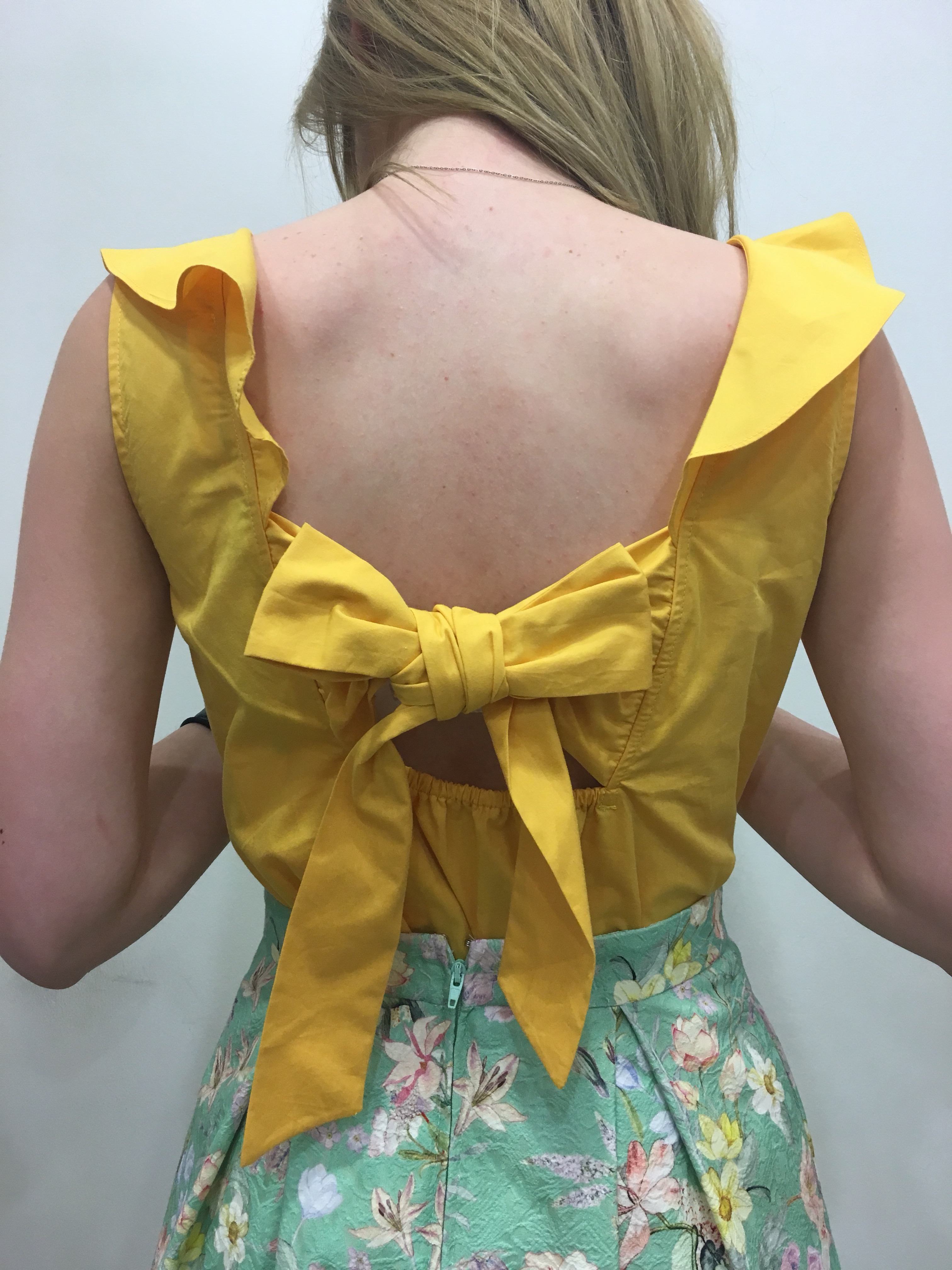 Cocarde top en coton