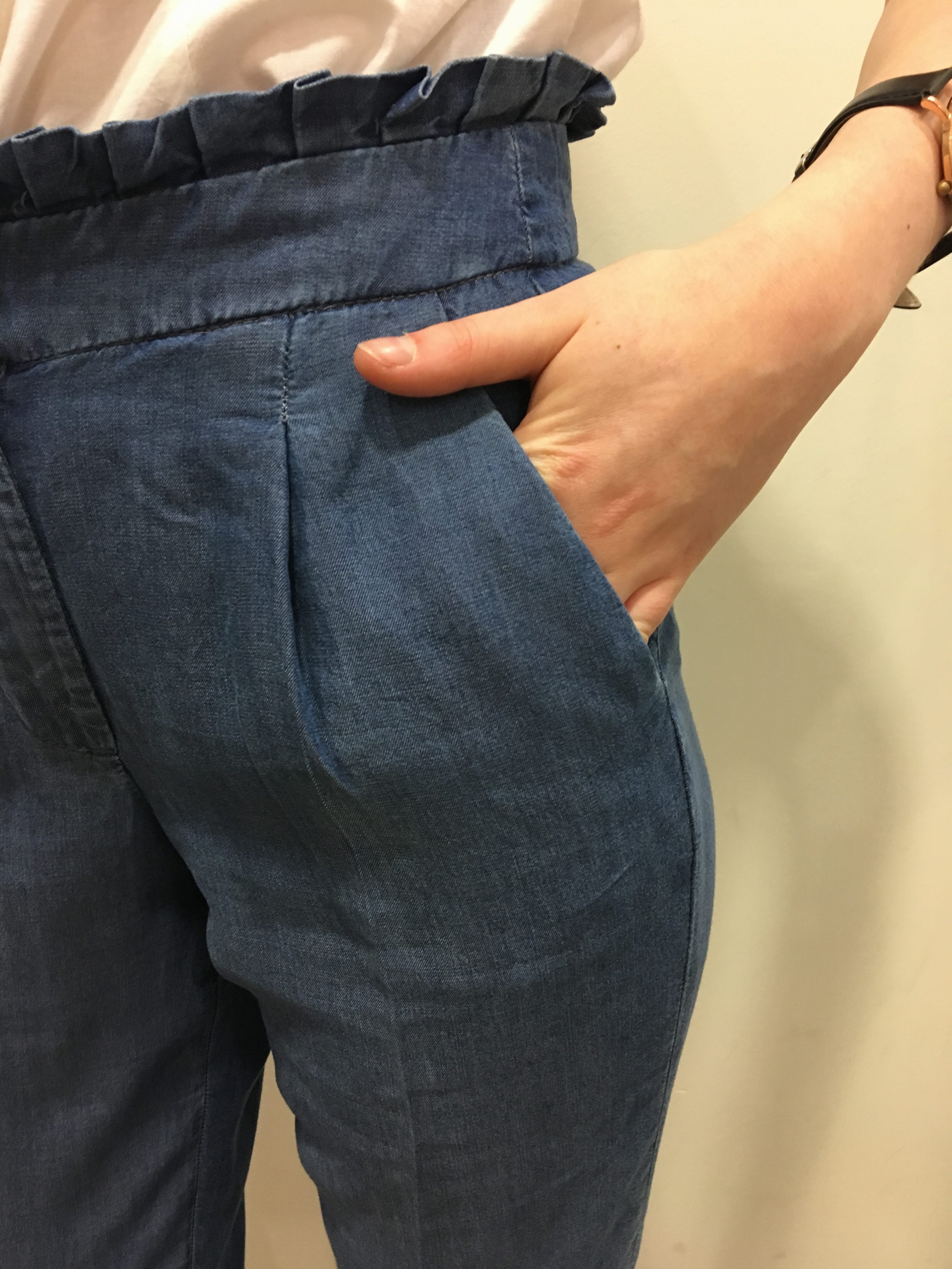 Poches pantalon fluide