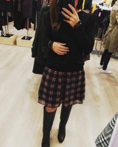 Robe en tartan NAF NAF