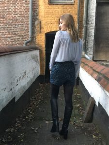 NAF NAF botte en cuir