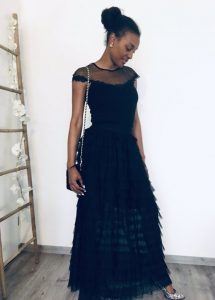 Jupe longue noire Collectionistas